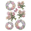 3-D Relief-Sticker, Tulpensträuße 1, verschiedene Größen, selbstklebend