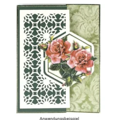 3-D Relief-Sticker, Vintage 2, verschiedene Größen, selbstklebend