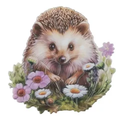 3-D Relief-Sticker, Waldtiere mit Blumen, verschiedene Größen, selbstklebend