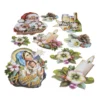 3-D Relief-Sticker, Weihnachten & Silvester, versch. Größen, selbstklebend