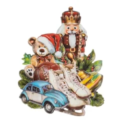 3-D Relief-Sticker, Weihnachten nostalgisch 2, Design 5, verschiedene Größen, selbstklebend