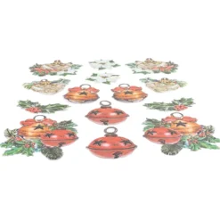 3-D Relief-Sticker, Weihnachts-Baumschmuck 3, verschiedene Größen, selbstklebend
