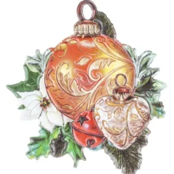 3-D Relief-Sticker, Weihnachts-Baumschmuck 5, verschiedene Größen, selbstklebend