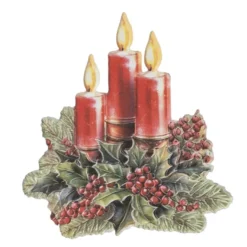 3-D Relief-Sticker, Weihnachtskerzen 2, verschiedene Größen, selbstklebend