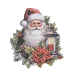 3-D Relief-Sticker, Weihnachtsmänner 1, verschiedene Größen, selbstklebend