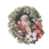 3-D Relief-Sticker, Weihnachtsmänner 4, verschiedene Größen, selbstklebend