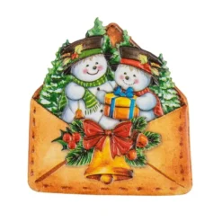 3-D Relief-Sticker, Weihnachtspost 2, verschiedene Größen, selbstklebend