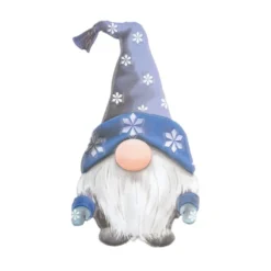 3-D Relief-Sticker, Winter-Wichtel in Blau, verschiedene Größen, selbstklebend