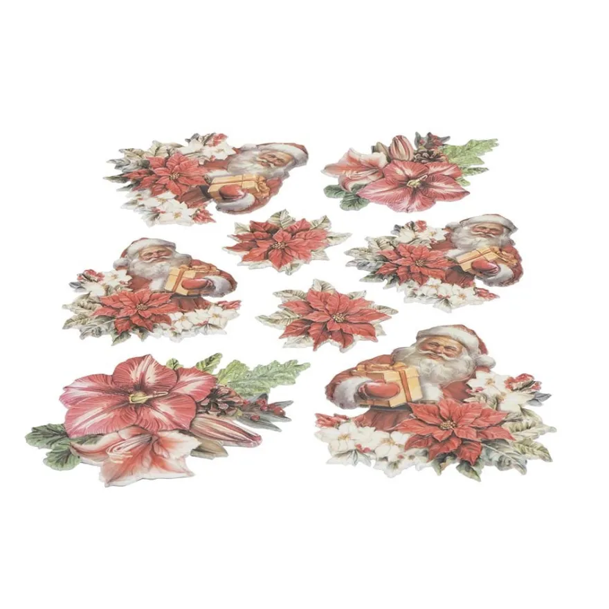 3-D Relief-Sticker, Wundervolle Winterzeit 5, verschiedene Größen, selbstklebend