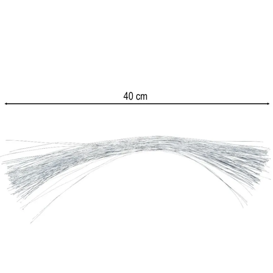 Drähte, 40cm lang, 0,45mm stark, silber, 200 Stück