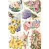 3-D Stickerbogen, Fashion-Blumen 1, 12,7 x 18,8 cm