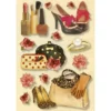 3-D Stickerbogen, Fashion 03, 12,5 x 18,5 cm