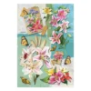 3-D Stickerbogen, Lilien 3, 12,5 x 18,5 cm