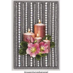 3-D Sticker-Bordüren "Deluxe", 28,5cm, verschiedene Breiten, schwarz/anthrazit