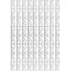 3-D Sticker-Bordüren, Deluxe Ornament 2, selbstklebend, silber