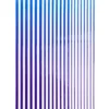 3-D Sticker-Bordüren "Farbverlauf", 28,5cm, verschiedene Breiten, blau/violett