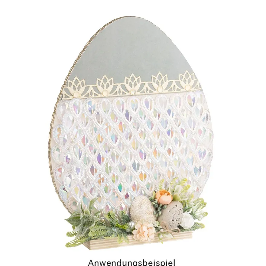 3-D Sticker Deluxe, Florale Bordüren 1, 21cm x 30cm, gold, selbstklebend