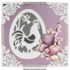 3-D Sticker, Deluxe Ostereier, selbstklebend, silber
