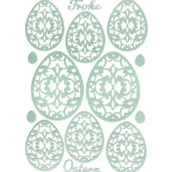 3-D Sticker "Deluxe Ostern", verschiedene Größen, selbstklebend, mint