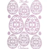 3-D Sticker "Deluxe Ostern", verschiedene Größen, selbstklebend, rosa