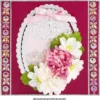 3-D Sticker, Deluxe Rahmen 4, selbstklebend, silber