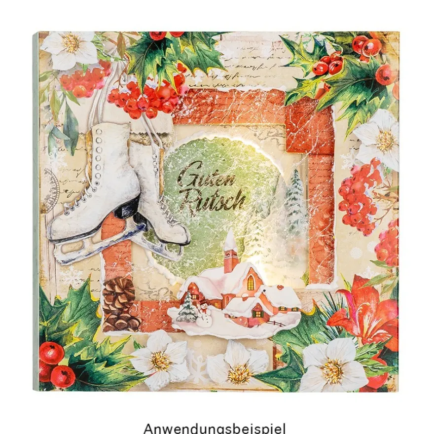 3-D Tunnelkarten & Umschläge, Sortierung 1, 16cm x 16cm, 30-teilig, 5 Stück