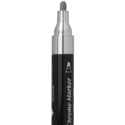 Duo-Chrome-Marker, mit je zwei verschiedenen Stiftspitzen, hochpigmentiert, silber, 2 Stück