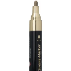 Duo-Chrome-Marker, mit je zwei verschiedenen Stiftspitzen, hochpigmentiert, gold, 2 Stück