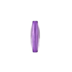 Duo-Color-Perlen, länglich, 0,6cm x 1,9cm, transparent/flieder, 20 Stück