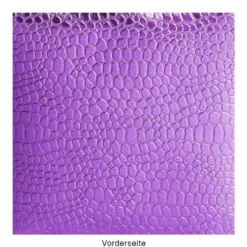 DuoDesign Faltfolien, Kroko-Optik, 10cm x 10cm, 65 Blatt, beere