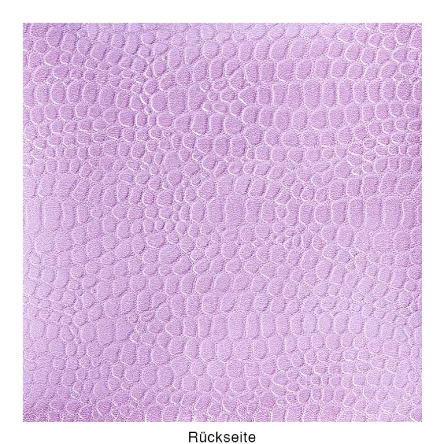 DuoDesign Faltfolien, Kroko-Optik, 10cm x 10cm, 65 Blatt, beere