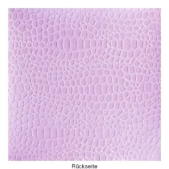 DuoDesign Faltfolien, Kroko-Optik, 10cm x 10cm, 65 Blatt, aubergine
