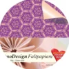 DuoDesign Faltpapier, rund, 10 cm Ø, 60 Blatt