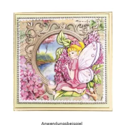 Duo-Design-Papiere, Elfen 1, beidseitig bedruckt, 25cm x 25cm, 250g/m², 20 Blatt