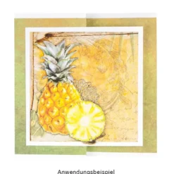 Duo-Design-Papiere, Farbverlauf Vintage Style 1, beidseitig bedruckt, 25cm x 25cm, 250g/m², 20 Blatt