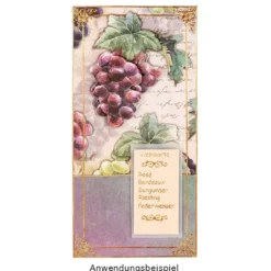 Duo-Design-Papiere, Farbverlauf Vintage Style 1, beidseitig bedruckt, 25cm x 25cm, 250g/m², 20 Blatt