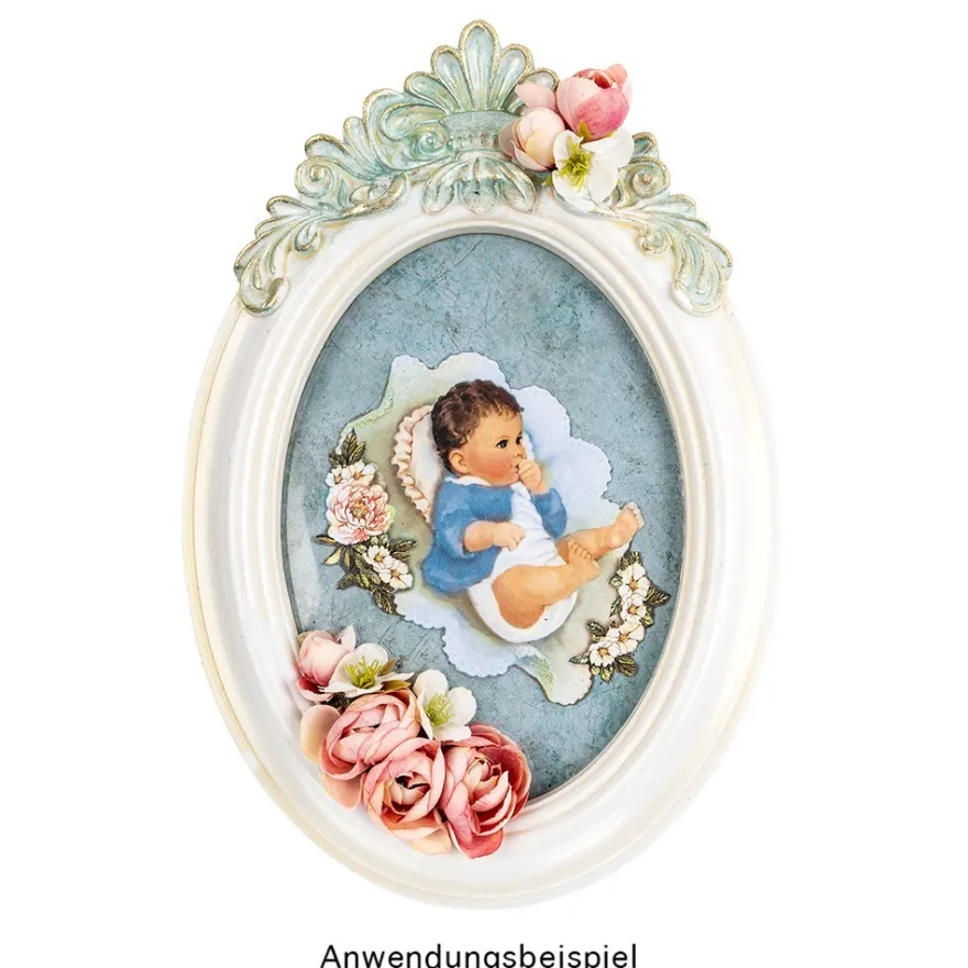 Duo-Design-Papiere, Geburt 1, beidseitig bedruckt, 25cm x 25cm, 250g/m², 20 Blatt
