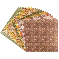 Duo-Design-Papiere, Herbst 1, beidseitig bedruckt, 25cm x 25cm, 250g/m², 20 Blatt
