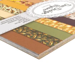 Duo-Design-Papiere, Herbst 1, beidseitig bedruckt, 25cm x 25cm, 250g/m², 20 Blatt