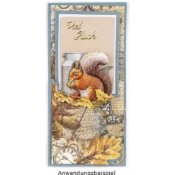 Duo-Design-Papiere, Herbst 2, beidseitig bedruckt, 25cm x 25cm, 250g/m², 20 Blatt