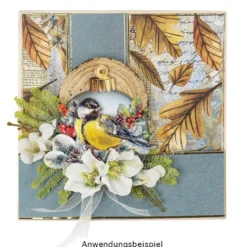 Duo-Design-Papiere, Herbst 2, beidseitig bedruckt, 25cm x 25cm, 250g/m², 20 Blatt