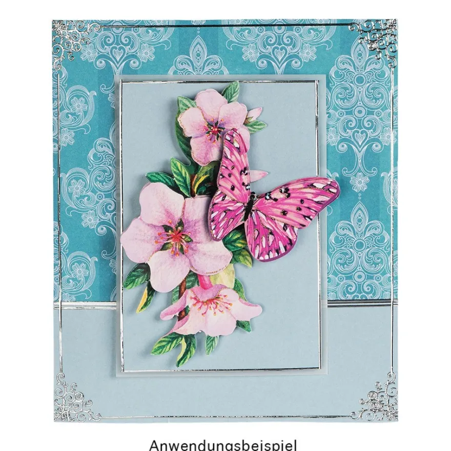 Duo-Design-Papiere, Hintergründe 1, beidseitig bedruckt, 25cm x 25cm, 250g/m², 20 Blatt