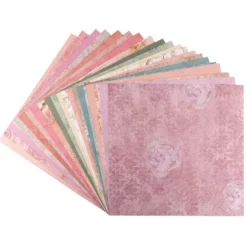 Duo-Design-Papiere, Hintergründe 3, beidseitig bedruckt, 25cm x 25cm, 250g/m², 20 Blatt