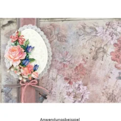 Duo-Design-Papiere, Hintergründe 2, beidseitig bedruckt, 25cm x 25cm, 250g/m², 20 Blatt