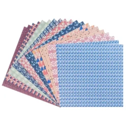 Duo-Design-Papiere, Hintergründe 6, beidseitig bedruckt, 25cm x 25cm, 250g/m², 20 Blatt