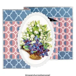 Duo-Design-Papiere, Hintergründe 6, beidseitig bedruckt, 25cm x 25cm, 250g/m², 20 Blatt