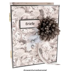 Duo-Design-Papiere, Kondolenz 3, beidseitig bedruckt, 25cm x 25cm, 250g/m², 20 Blatt