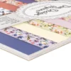 Duo-Design-Papiere, Schmetterlinge 1, beidseitig bedruckt, 25cm x 25cm, 250g/m², 20 Blatt