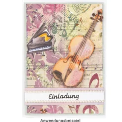 Duo-Design-Papiere, Vintage 3, beidseitig bedruckt, 25cm x 25cm, 250g/m², 20 Blatt