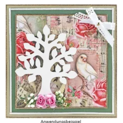 Duo-Design-Papiere, Vintage 2, beidseitig bedruckt, 25cm x 25cm, 250g/m², 20 Blatt